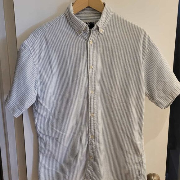 Jack & Jones Men's Small Short Sleeve Button Down Shirt - Picture 1 of 3